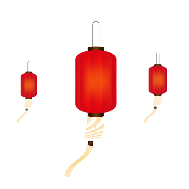 中式燈籠節日PNG免扣