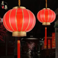 燈籠形全銅大吊燈