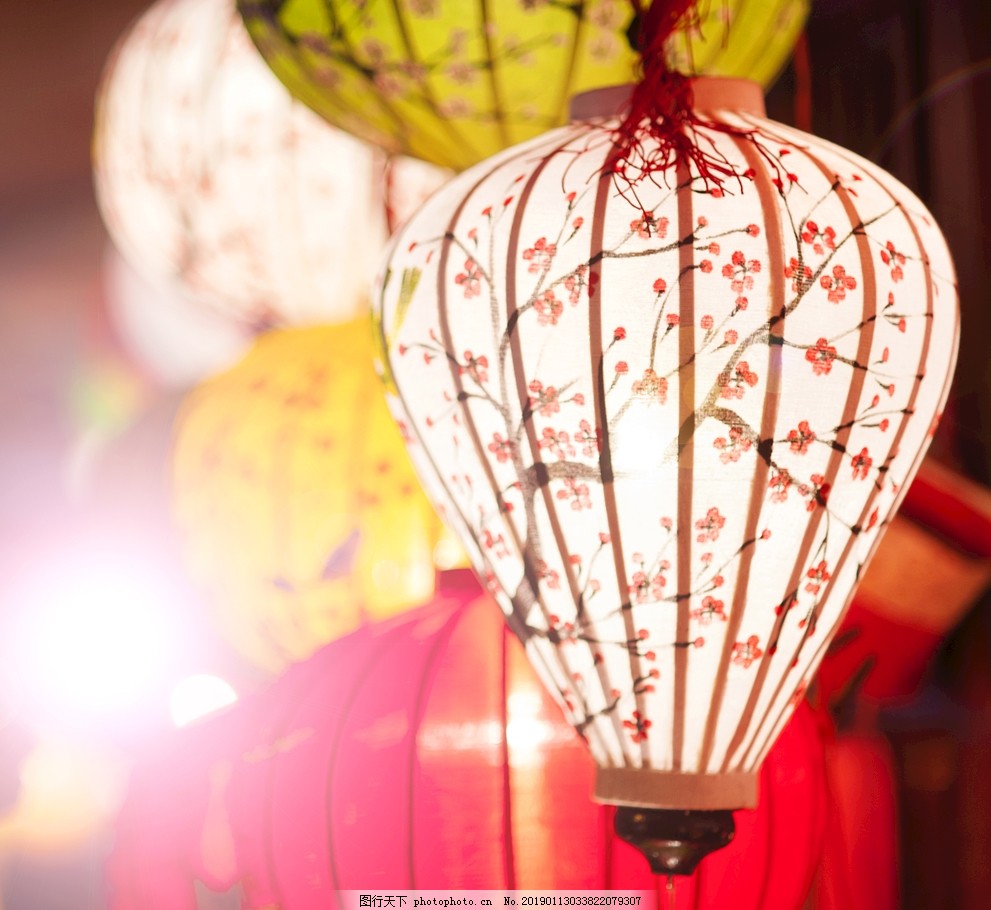 高清節(jié)日燈籠攝影圖