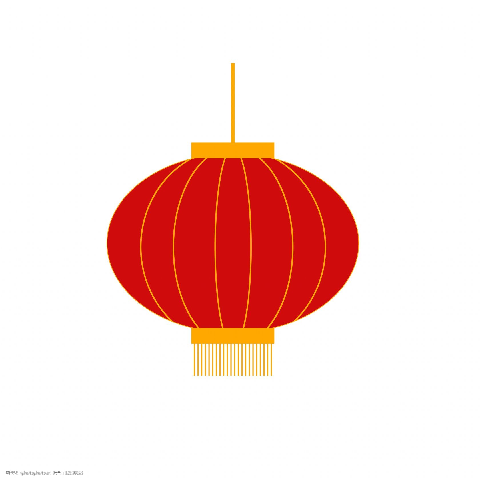 喜慶大紅裝飾燈籠