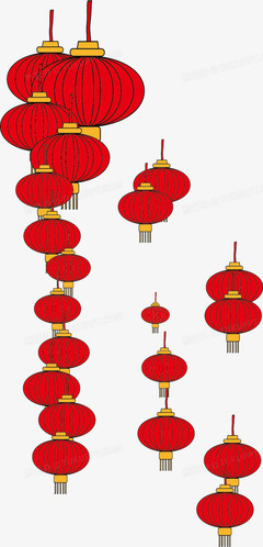 手繪燈籠PNG圖片素材免費(fèi)下載_png格式_890*1848像素_熊貓辦公