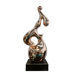 深圳樹脂雕塑廠供應(yīng)樹脂電鍍抽象簡約工藝品量大從優(yōu)歡迎訂制